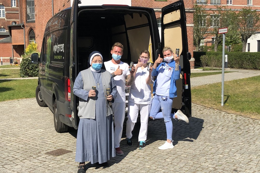 Monster Energy im Alexianer St. Joseph-Krankenhaus Berlin-Weißensee