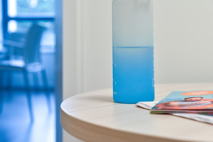 Stilfoto Blaue Ebene